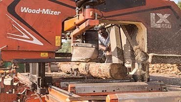 Wood-Mizer’s New Twin Rail Lx450 Sawmill Transforms a Sawmill in South Africa